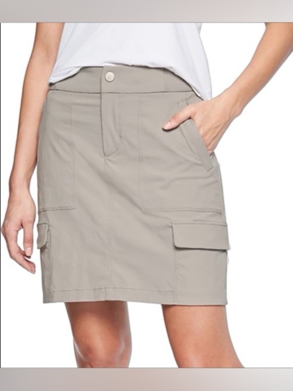 Athleta Trekkie Skort in Galactica Gray | 2